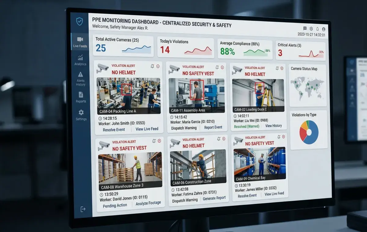 Dashboard with Event Snapshots